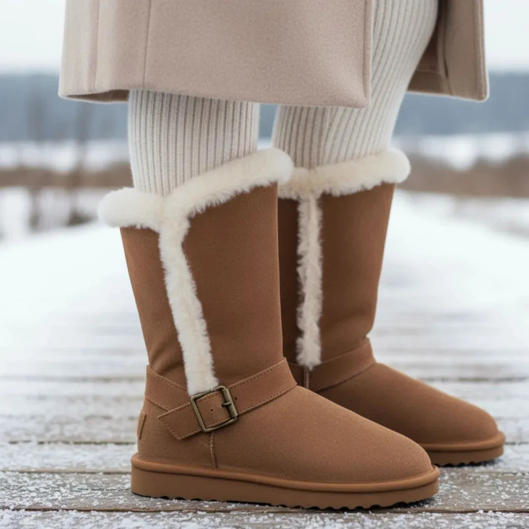 Redwood - Women's Brown Sheepskin Suede Winter Boots sold by Tru Clothing product image thumbnail 3