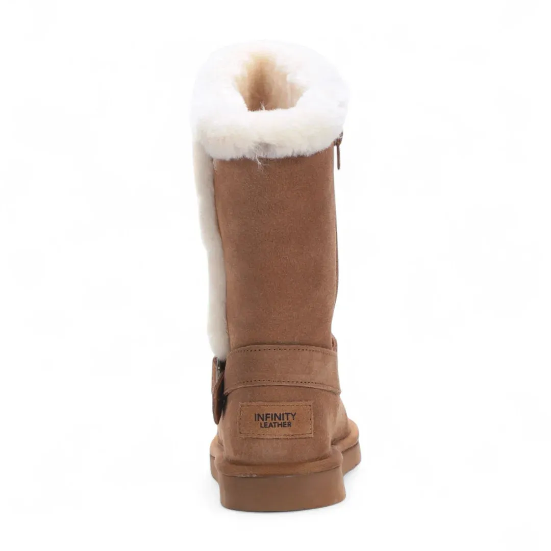 Redwood - Women's Brown Sheepskin Suede Winter Boots sold by Tru Clothing product image thumbnail 5