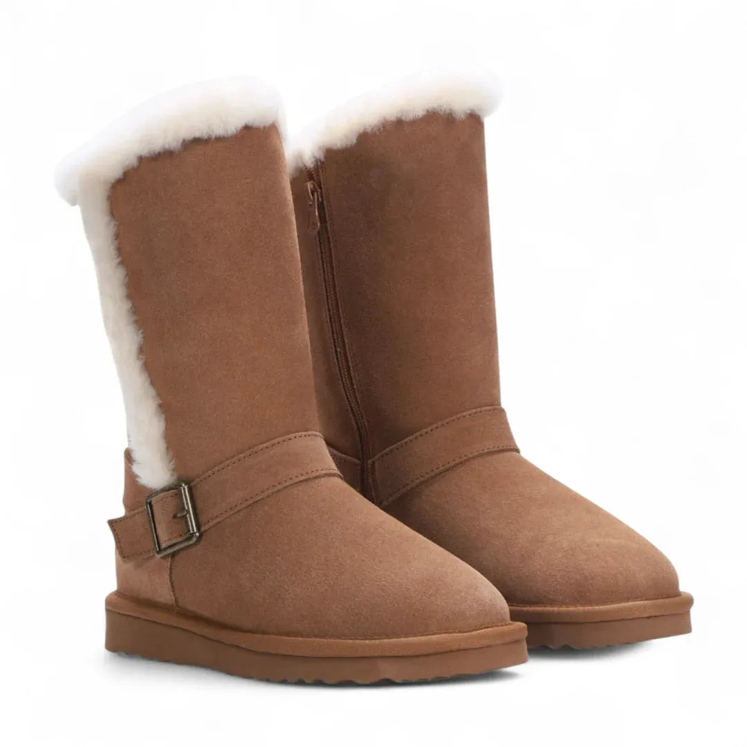 Redwood - Women's Brown Sheepskin Suede Winter Boots sold by Tru Clothing product image thumbnail 2