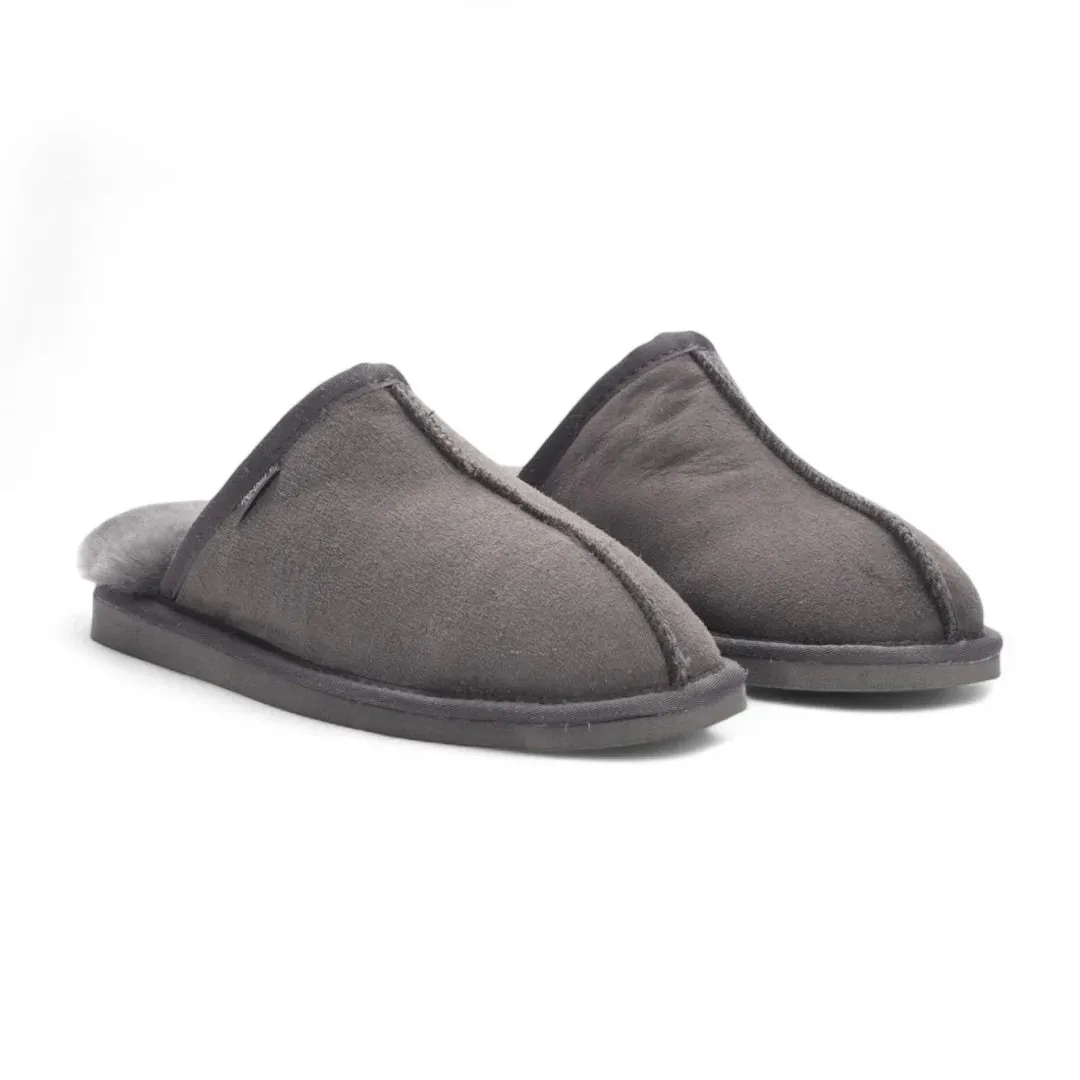 Highland - Men's Genuine Sheepskin Suede Mule Slippers sold by Tru Clothing product image thumbnail 2