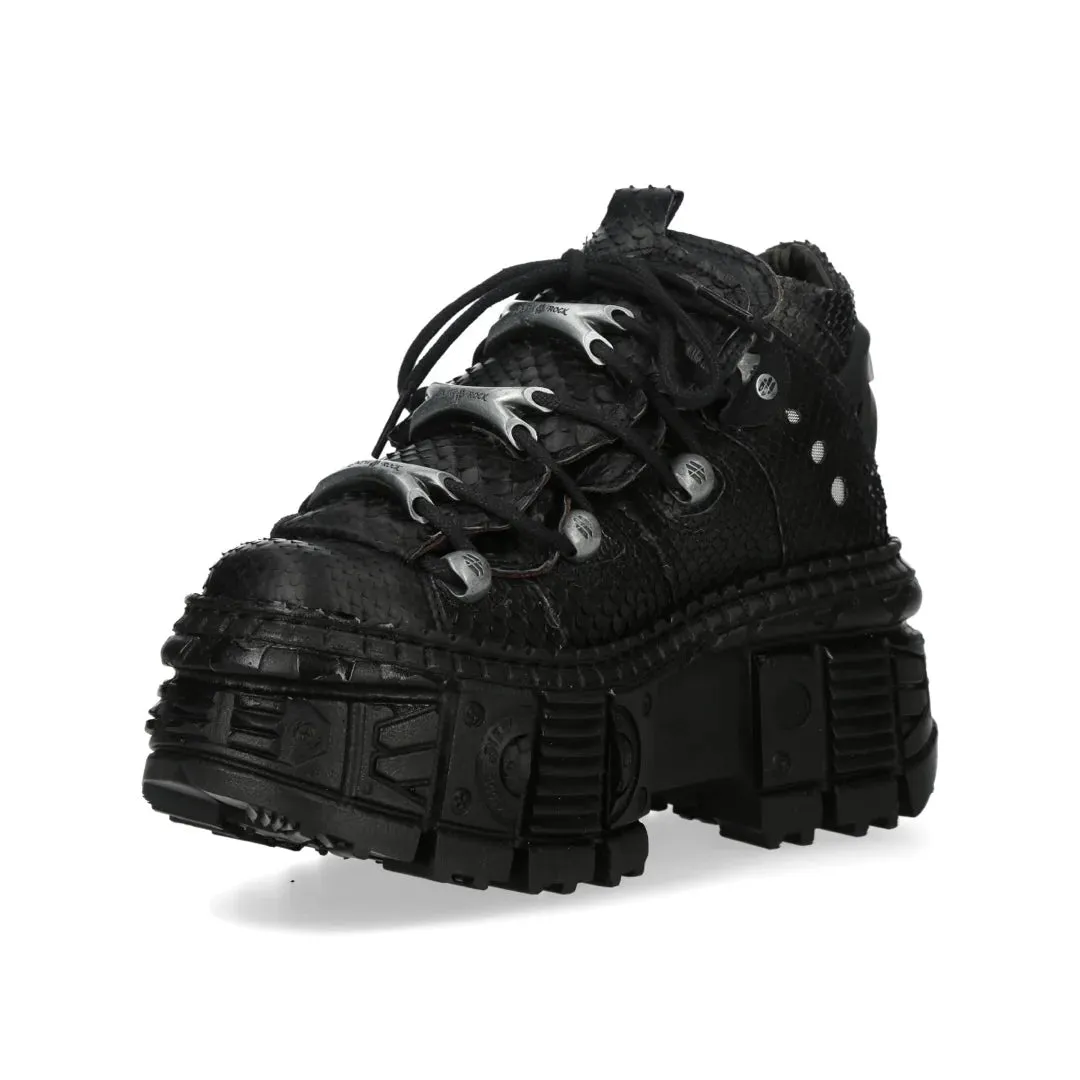 New Rock M-106WALL-C65 Black Leather Platform Ankle Boots sold by Tru Clothing product image thumbnail 4