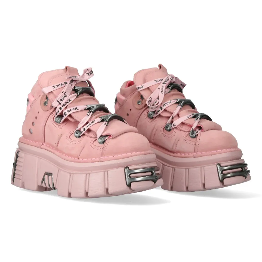 New Rock M-106-C158 Pink Platform Gothic Punk Ankle Boots sold by Tru Clothing product image thumbnail 2