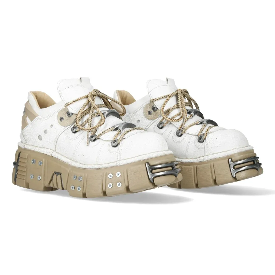 New Rock M-120N-C80 White Gothic Platform Ankle Boots sold by Tru Clothing product image thumbnail 2