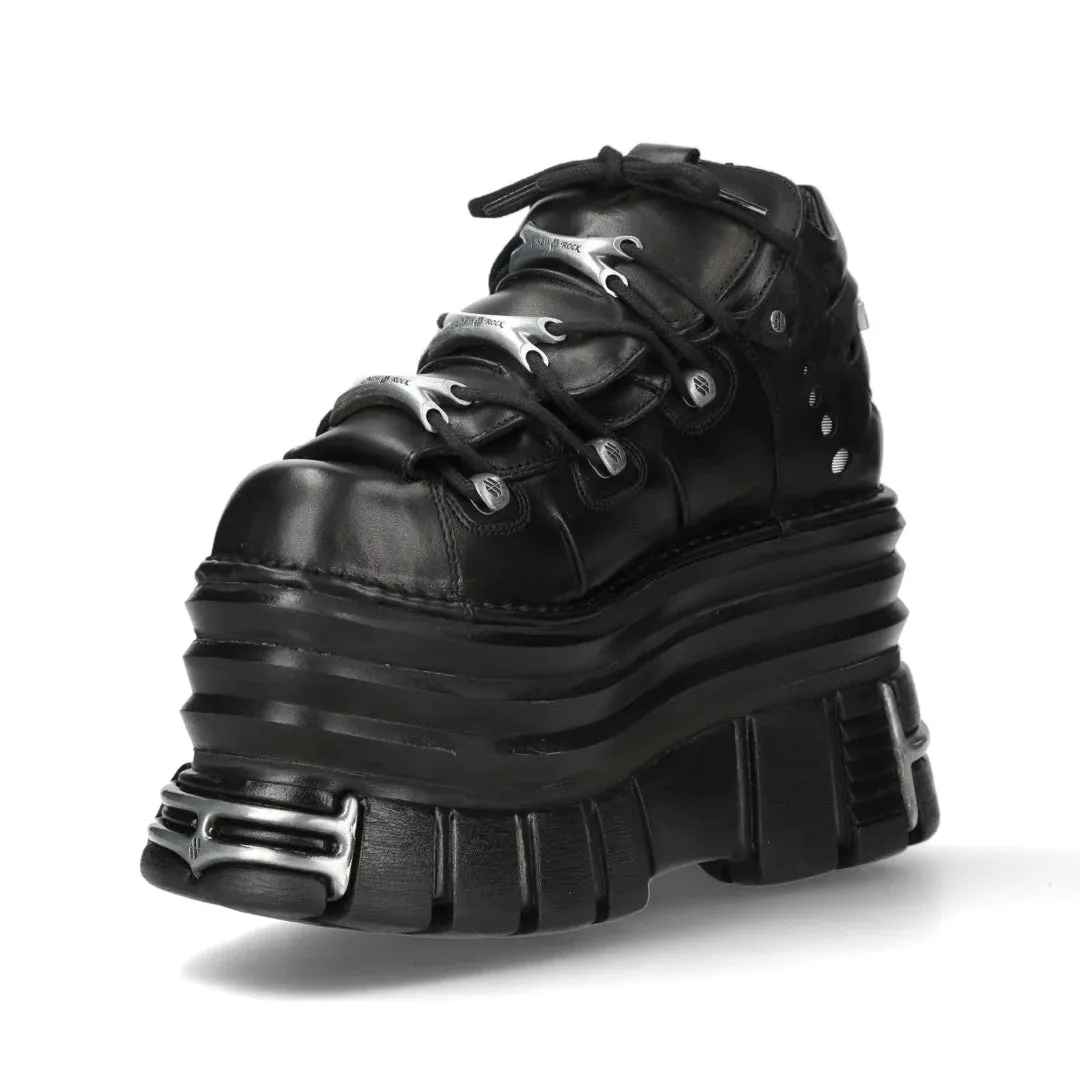 New Rock M-106-C181 Black Gothic Chunky Platform Ankle Boots sold by Tru Clothing product image thumbnail 4