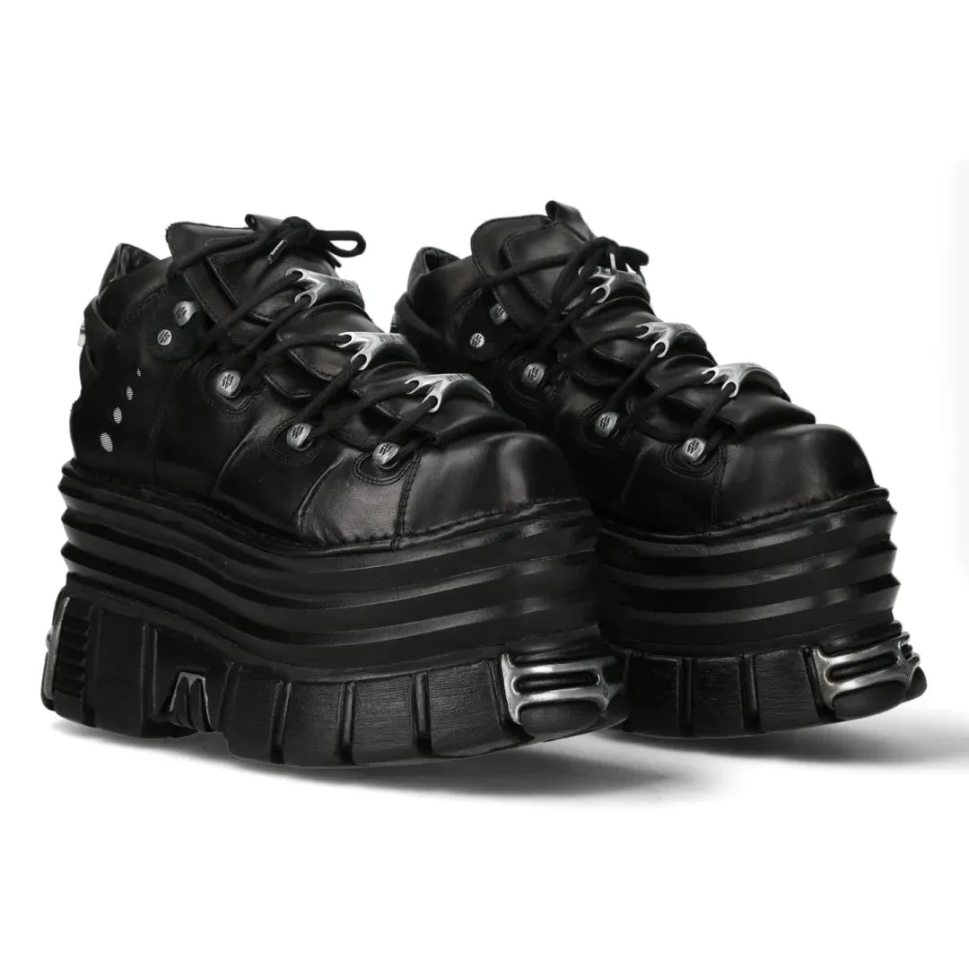 New Rock M-106-C181 Black Gothic Chunky Platform Ankle Boots sold by Tru Clothing product image thumbnail 2