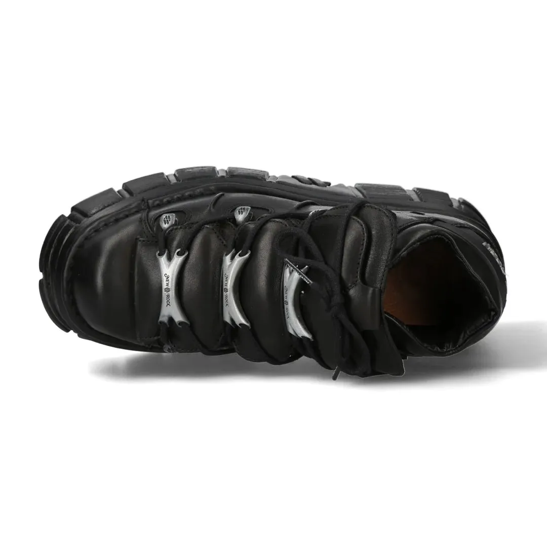 New Rock M-106-C178 Black Gothic Punk Chunky Ankle Boots sold by Tru Clothing product image thumbnail 5