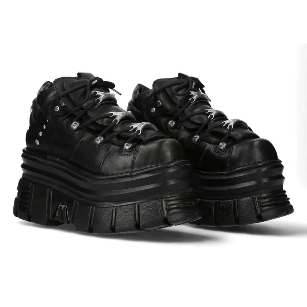 New Rock M-106-C178 Black Gothic Punk Chunky Ankle Boots sold by Tru Clothing product image thumbnail 2