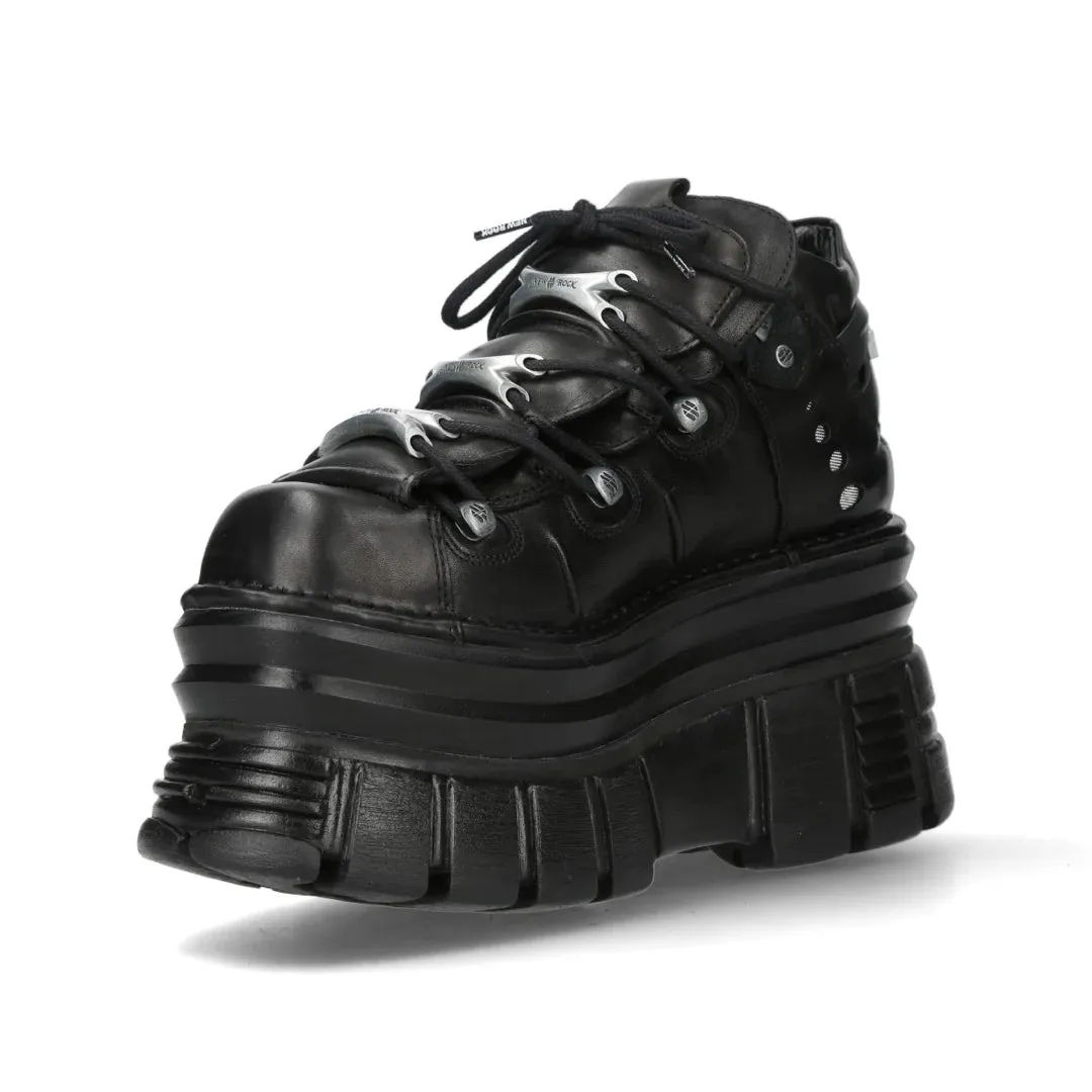 New Rock M-106-C178 Black Gothic Punk Chunky Ankle Boots sold by Tru Clothing product image thumbnail 4