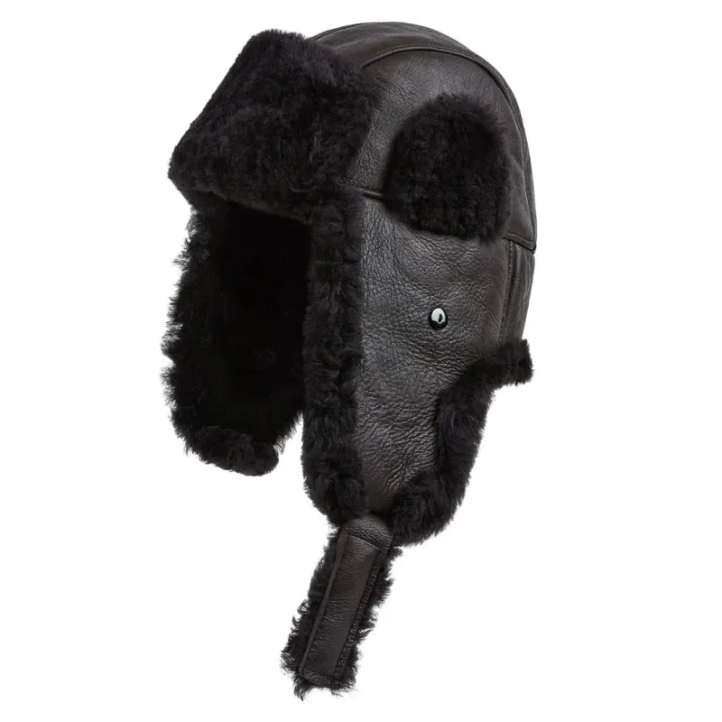Men's RAF Aviator Sheepskin B-55 Navigator Hat sold by Tru Clothing