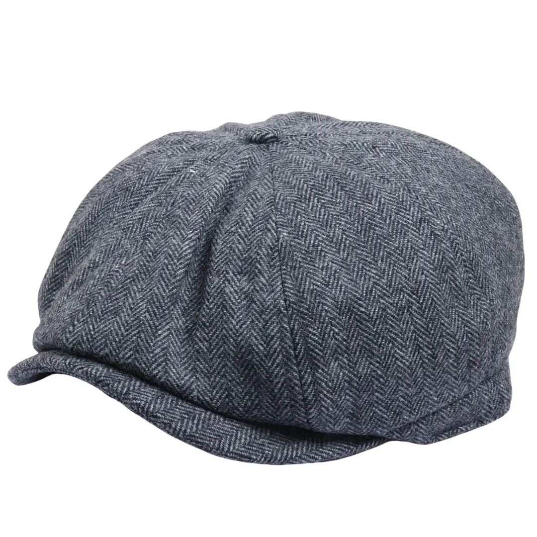 Men's Herringbone Newsboy Classic Flat Cap sold by Tru Clothing product image thumbnail 5