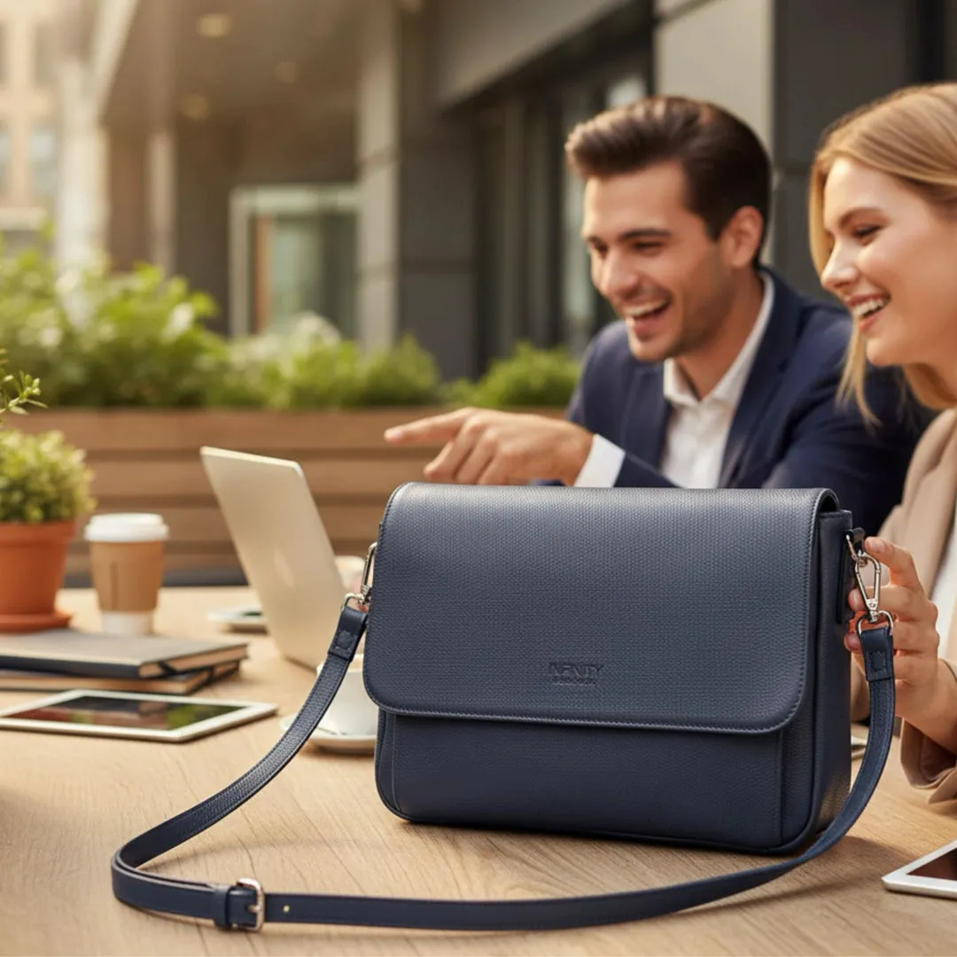 Camden - Genuine Leather Classic Laptop Bag sold by Tru Clothing product image thumbnail 2