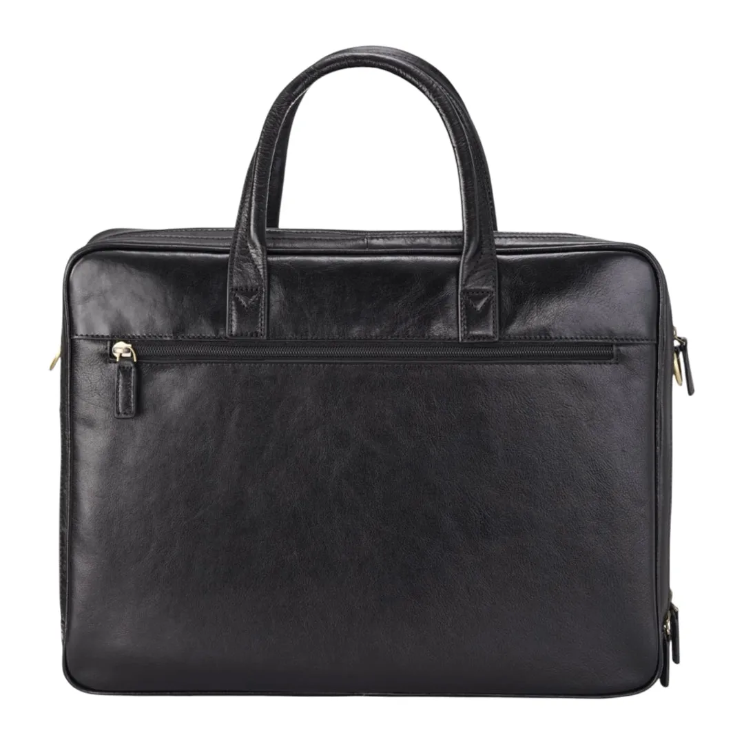 Belmont - Vintage Genuine Leather Laptop Bag Briefcase sold by Tru Clothing product image thumbnail 3