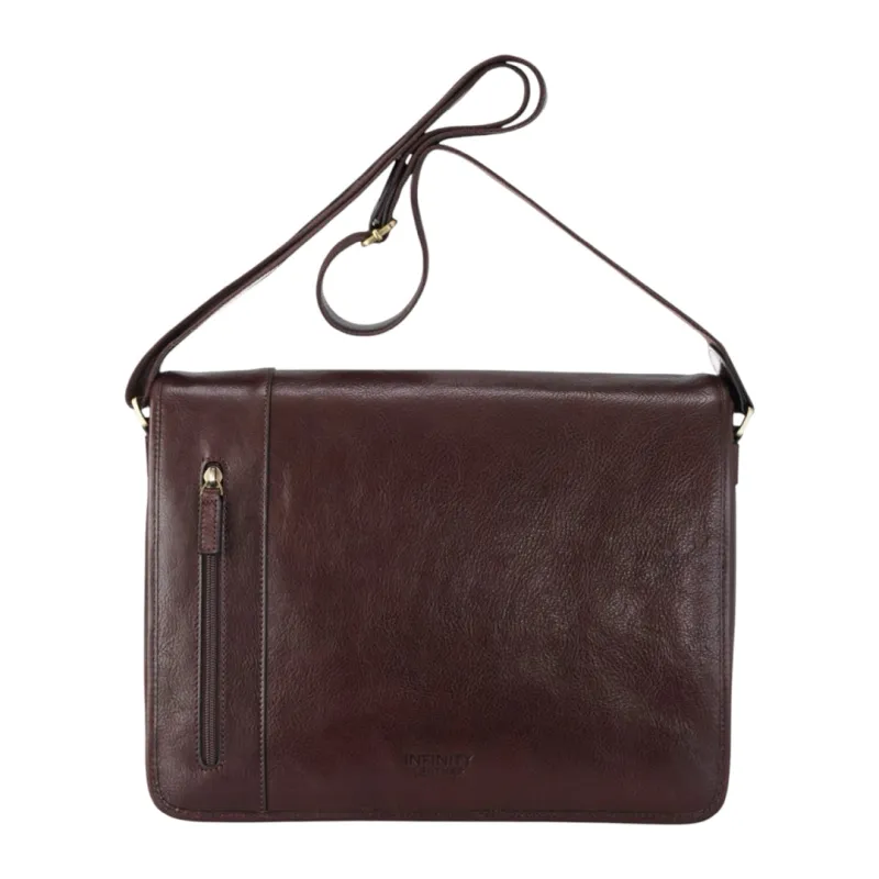 Astor - Genuine Leather Laptop Bag sold by Tru Clothing