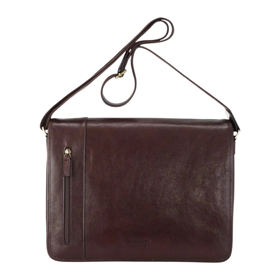 Astor - Genuine Leather Laptop Bag sold by Tru Clothing