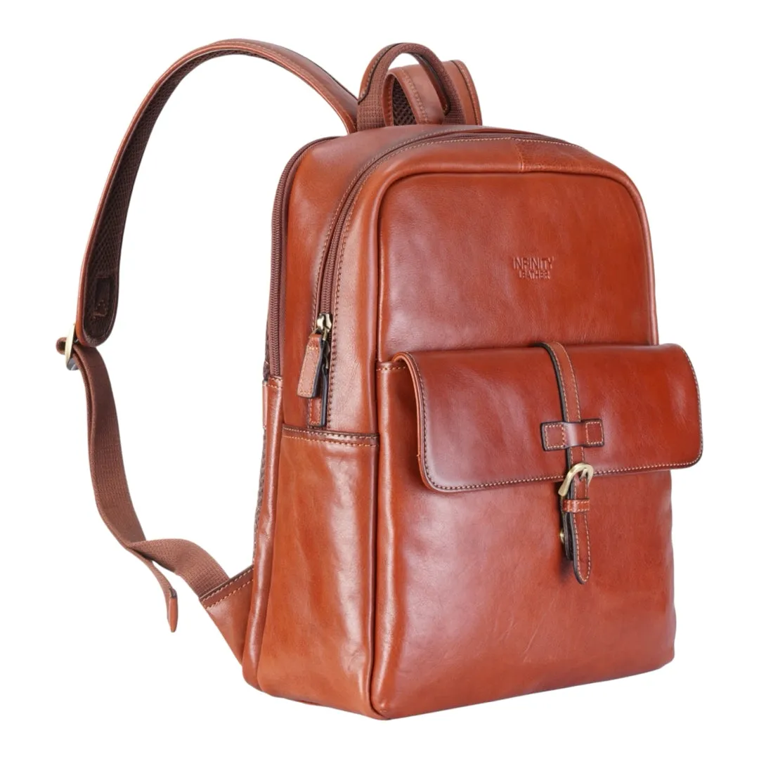 Cove - Genuine Leather Laptop Backpack sold by Tru Clothing product image thumbnail 3
