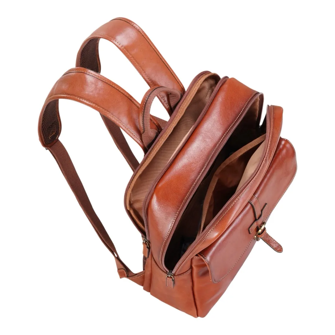Cove - Genuine Leather Laptop Backpack sold by Tru Clothing product image thumbnail 4