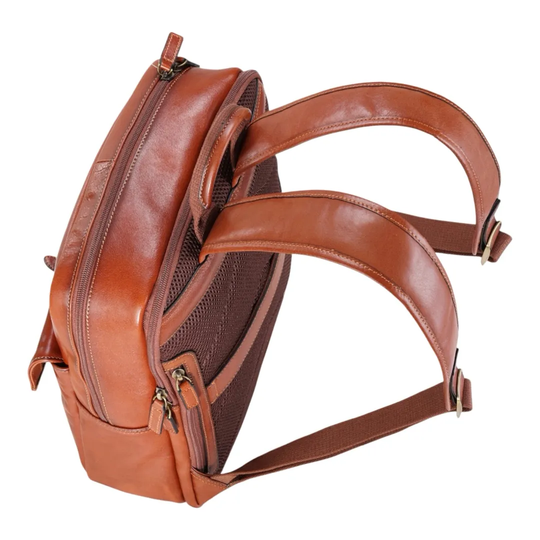 Cove - Genuine Leather Laptop Backpack sold by Tru Clothing product image thumbnail 5