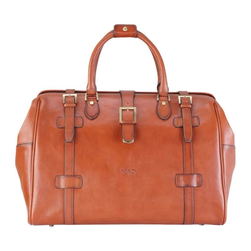 Windsor - Genuine Leather Large Travel Duffle Bag sold by Tru Clothing