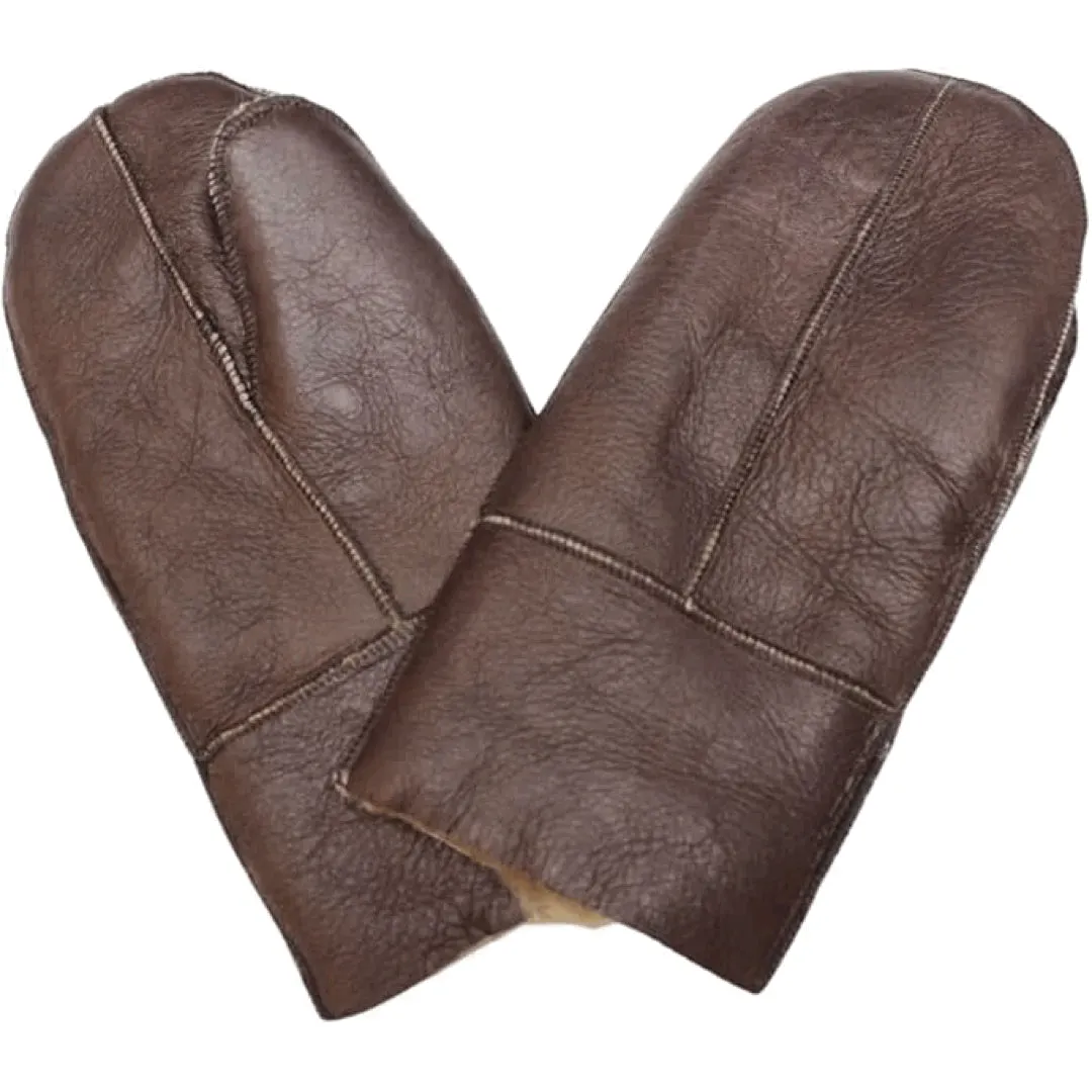 Unisex Sheepskin Shearling Leather Thermal Gloves sold by Tru Clothing