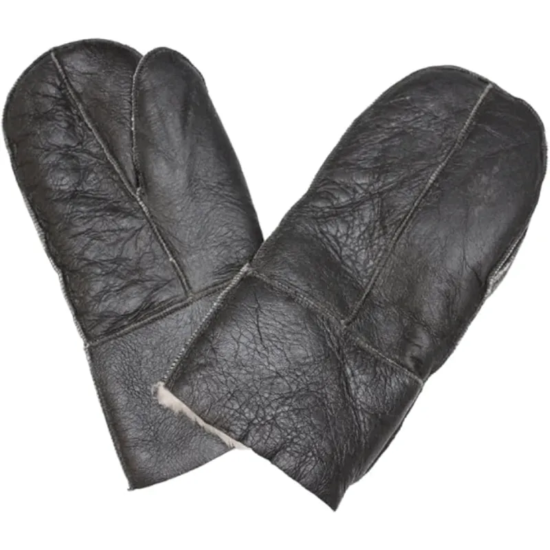 Unisex Sheepskin Shearling Leather Wool Lining Gloves sold by Tru Clothing