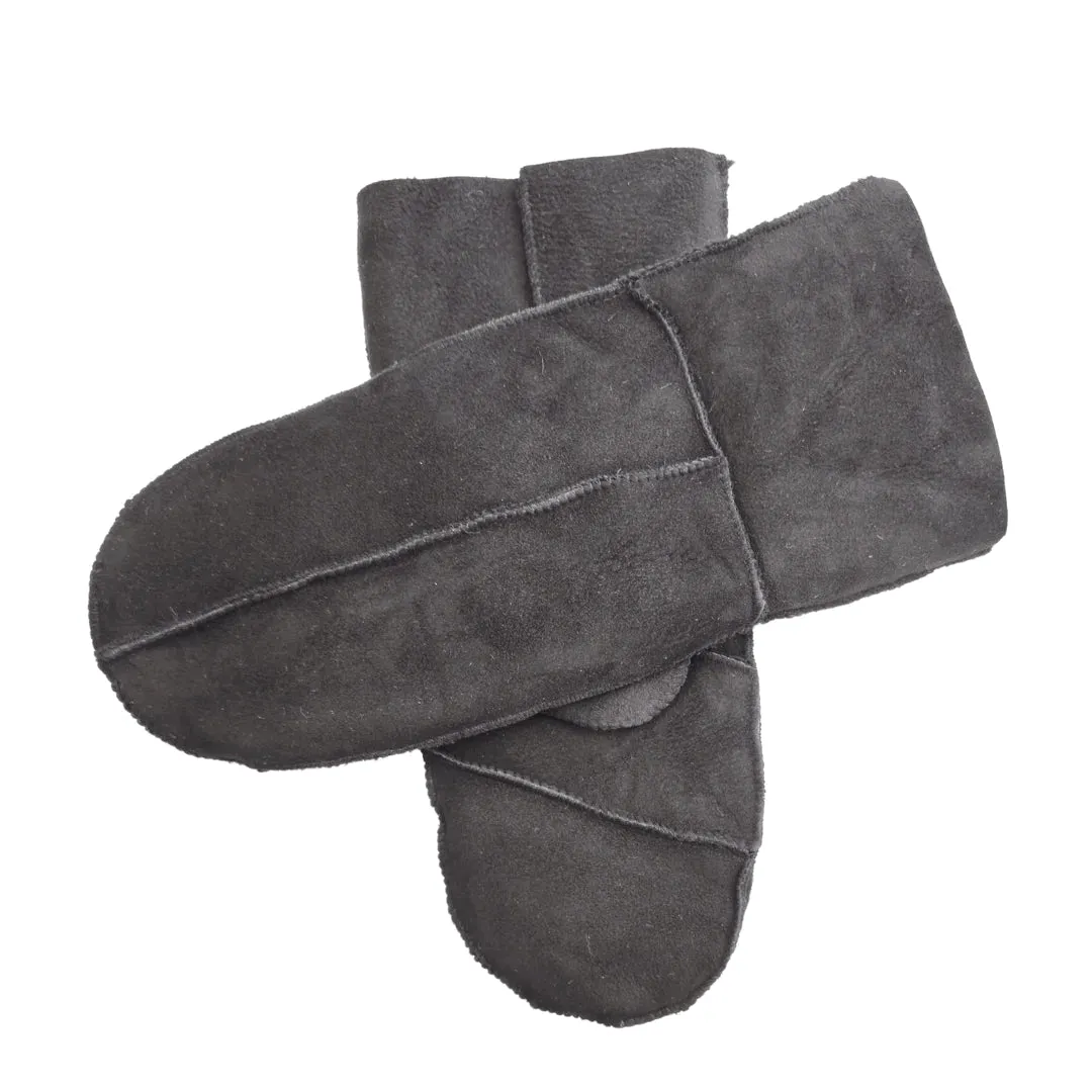 Women’s Premium Suede Leather Shearling Wool Lining Gloves sold by Tru Clothing product image thumbnail 5