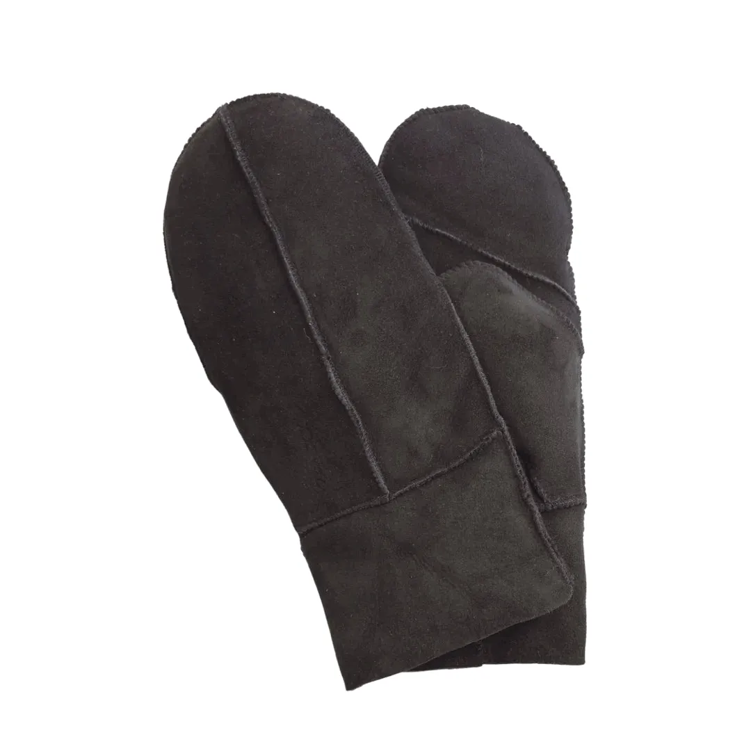 Women’s Premium Suede Leather Shearling Wool Lining Gloves sold by Tru Clothing product image thumbnail 4
