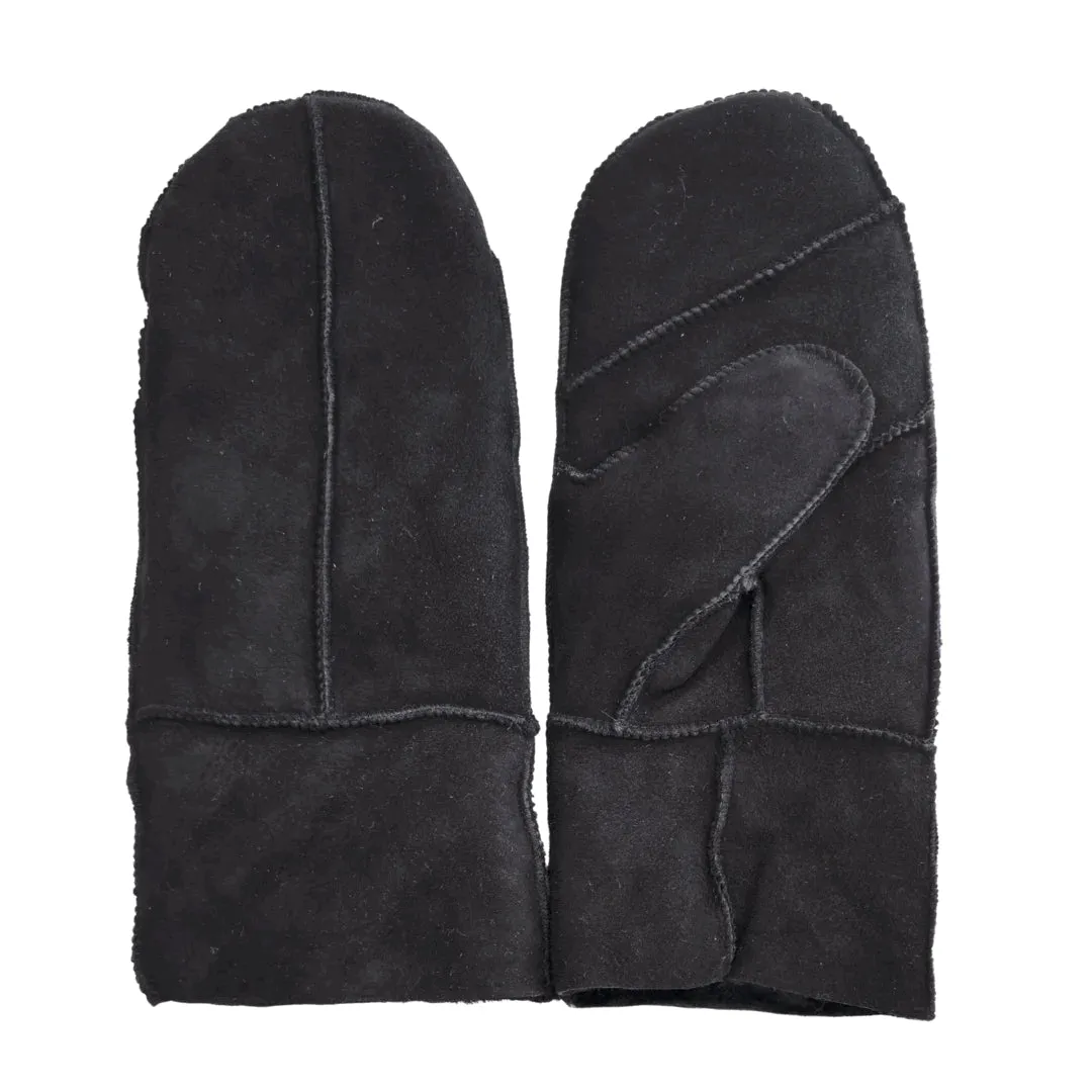 Women’s Premium Suede Leather Shearling Wool Lining Gloves sold by Tru Clothing