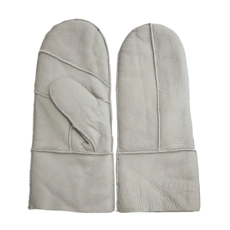 Women’s Premium Leather Shearling Wool Lining Gloves sold by Tru Clothing