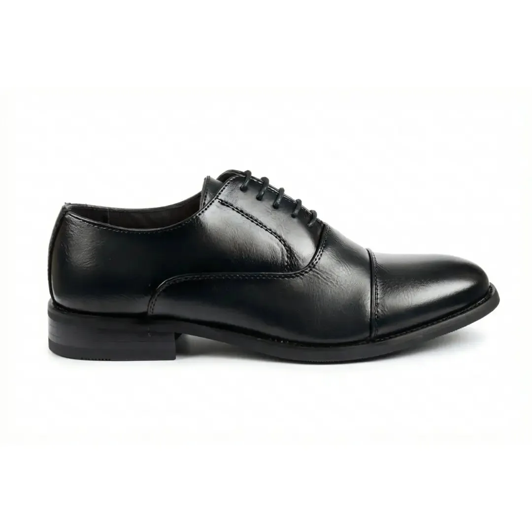 Men’s Classic Cap-Toe Oxford Lace-Up Shoes sold by Tru Clothing