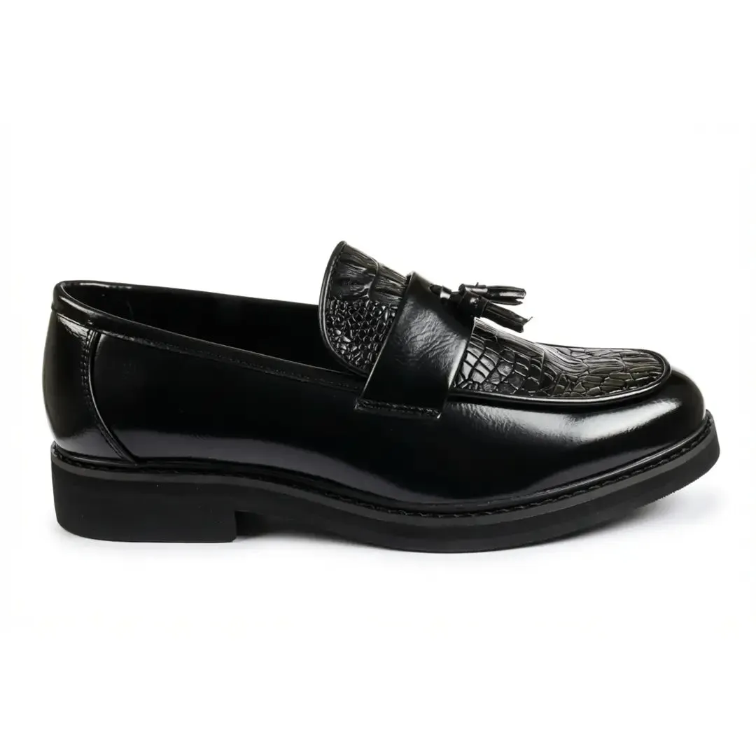 Men’s Tassel Lug Sole Textured Loafers sold by Tru Clothing