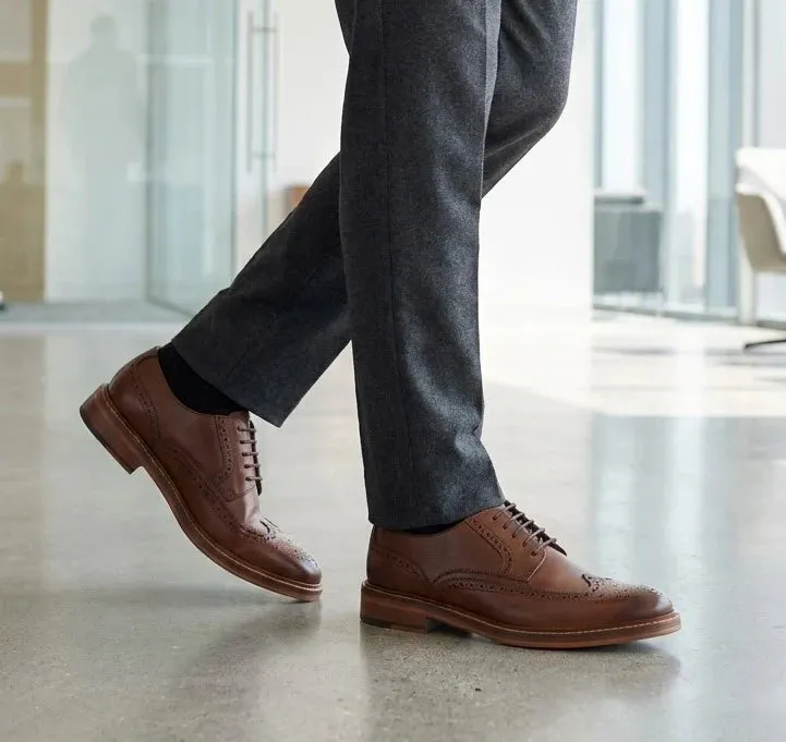 Men’s Brown Leather Brogue Dress Shoes sold by Tru Clothing product image thumbnail 2