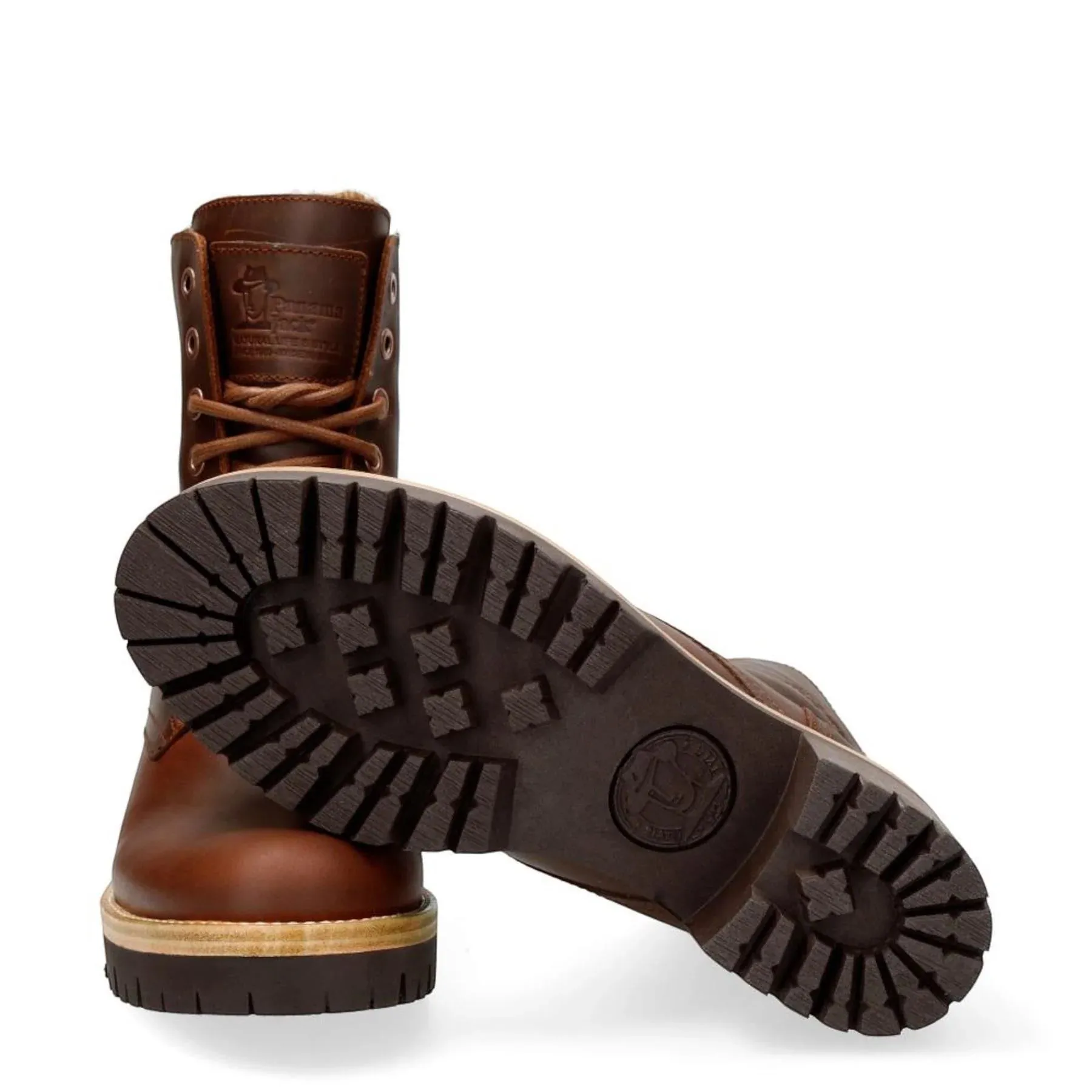 Padma B13 - Women's Brown Waterproof Leather Combat Boots sold by Tru Clothing product image thumbnail 4
