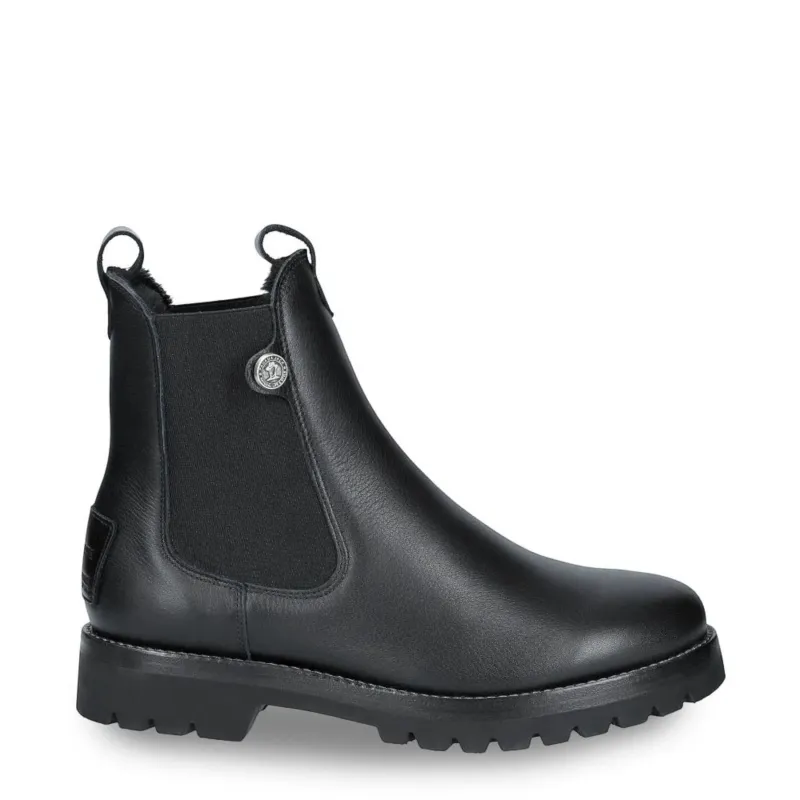 Francesca B1 - Women's Black Waterproof Leather Boots made by Panama Jack