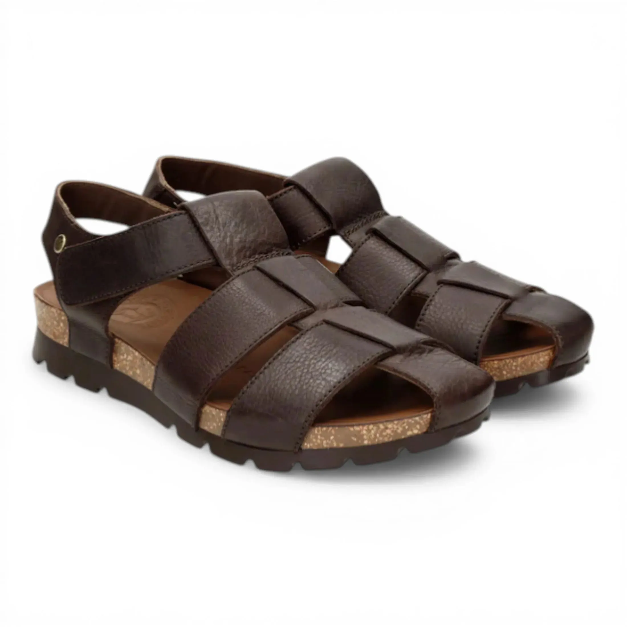 Stanley C1 - Men's Waterproof Bark Brown Leather Sandals sold by Tru Clothing product image thumbnail 3