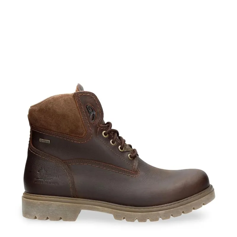 Amur GTX C10 - Men's Brown Waterproof Leather Ankle Boots made by Panama Jack