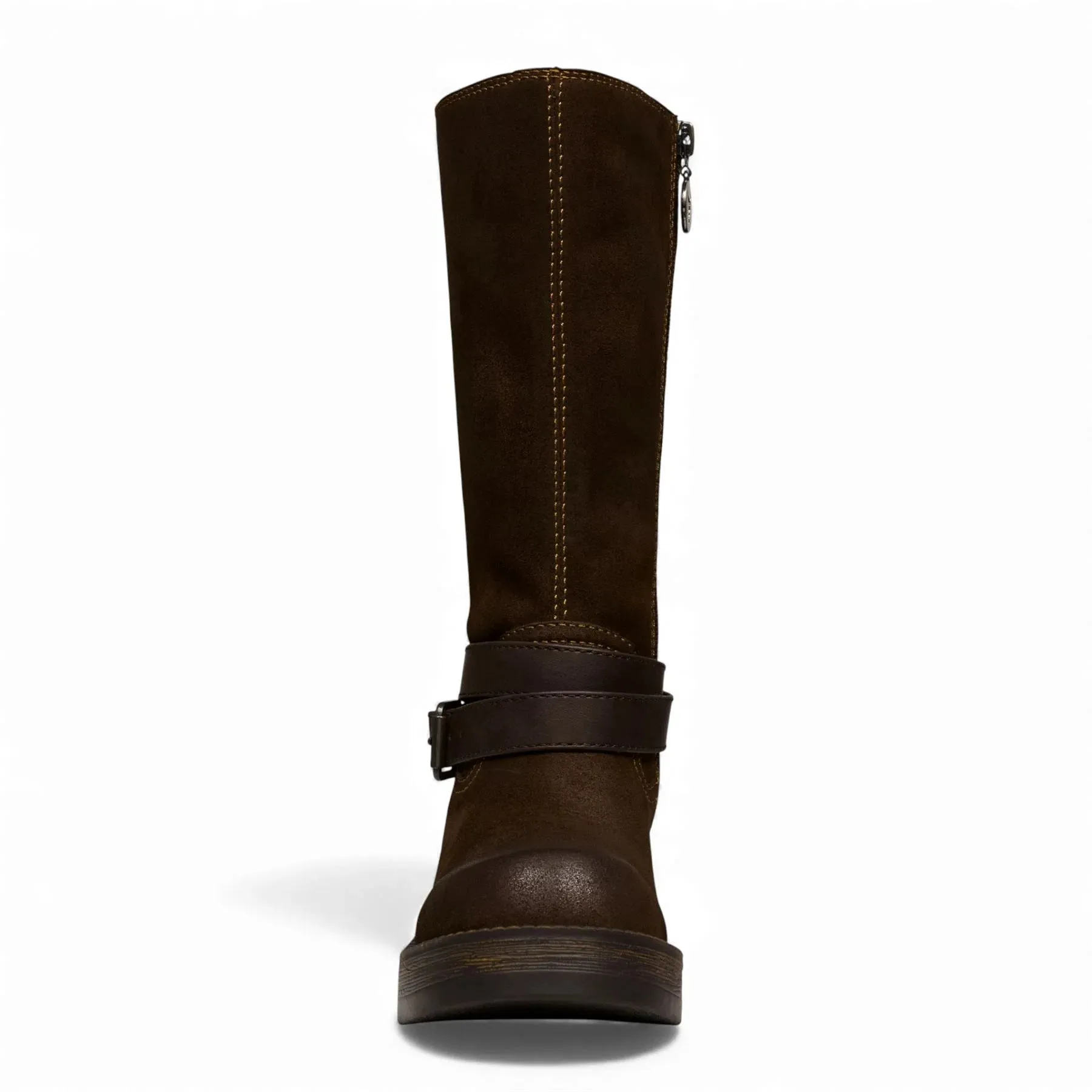 Gotcha - Women's Brown Suede Leather Western Riding Boots sold by Tru Clothing product image thumbnail 4
