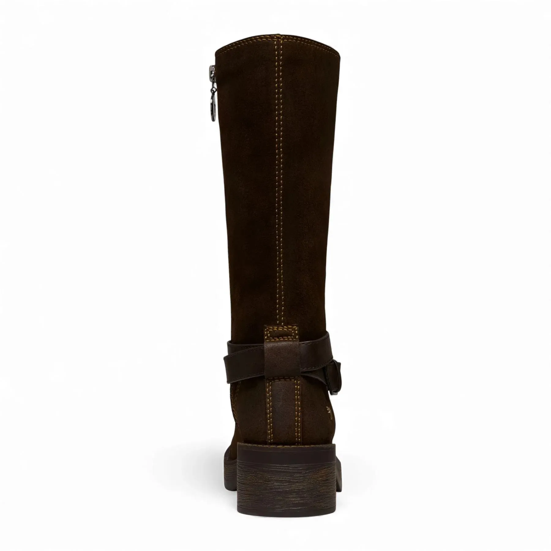 Gotcha - Women's Brown Suede Leather Western Riding Boots sold by Tru Clothing product image thumbnail 5
