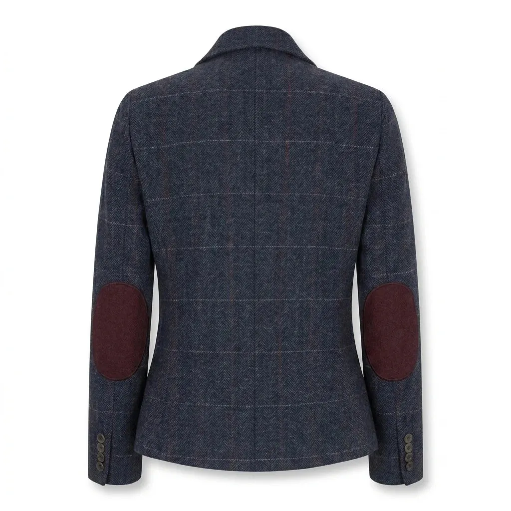 TPW-32 - Women's Navy Wool Blend Tweed Blazer Waistcoat sold by Tru Clothing product image thumbnail 5