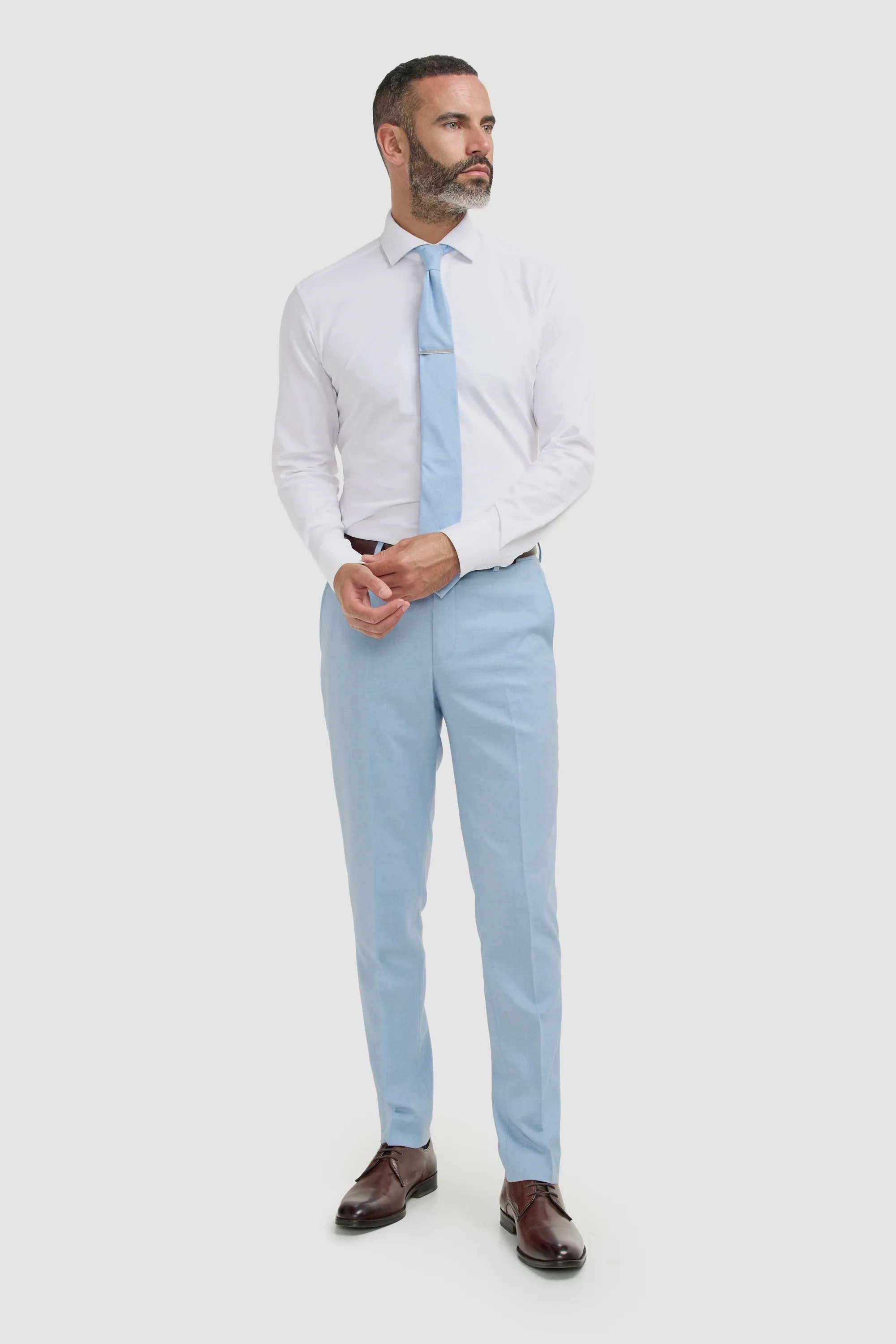 Malibu - Men's Sky Blue Trousers sold by Tru Clothing product image thumbnail 3