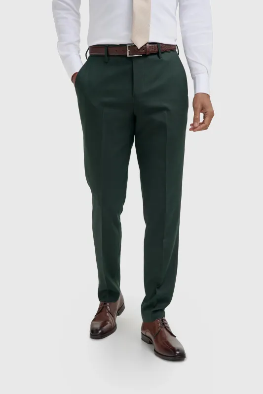 Malibu - Men's Forest Green Trousers made by House of Cavani