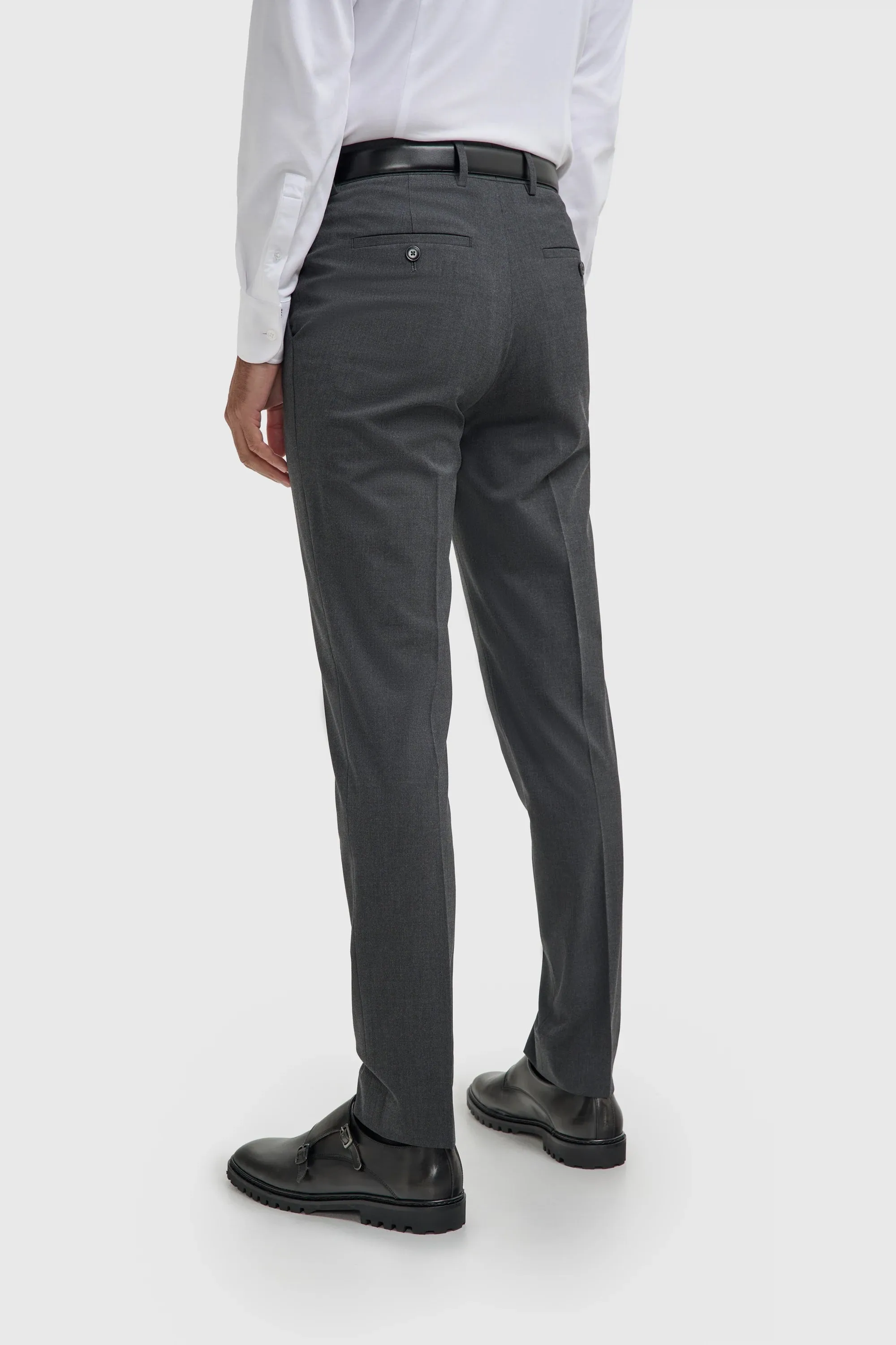 Malibu - Men's Charcoal Textured Trousers sold by Tru Clothing product image thumbnail 2