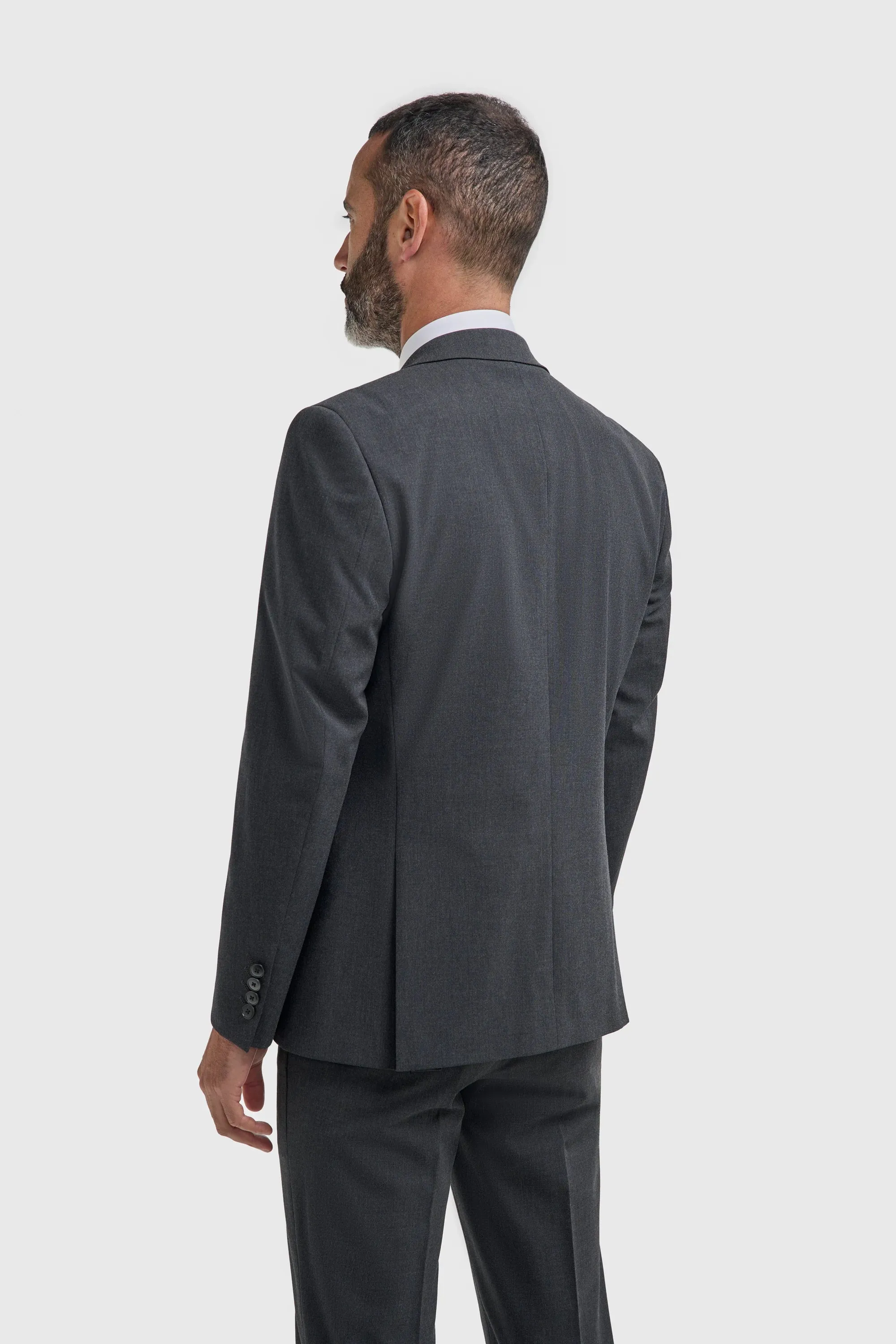 Malibu - Men's Charcoal Textured Blazer sold by Tru Clothing product image thumbnail 2