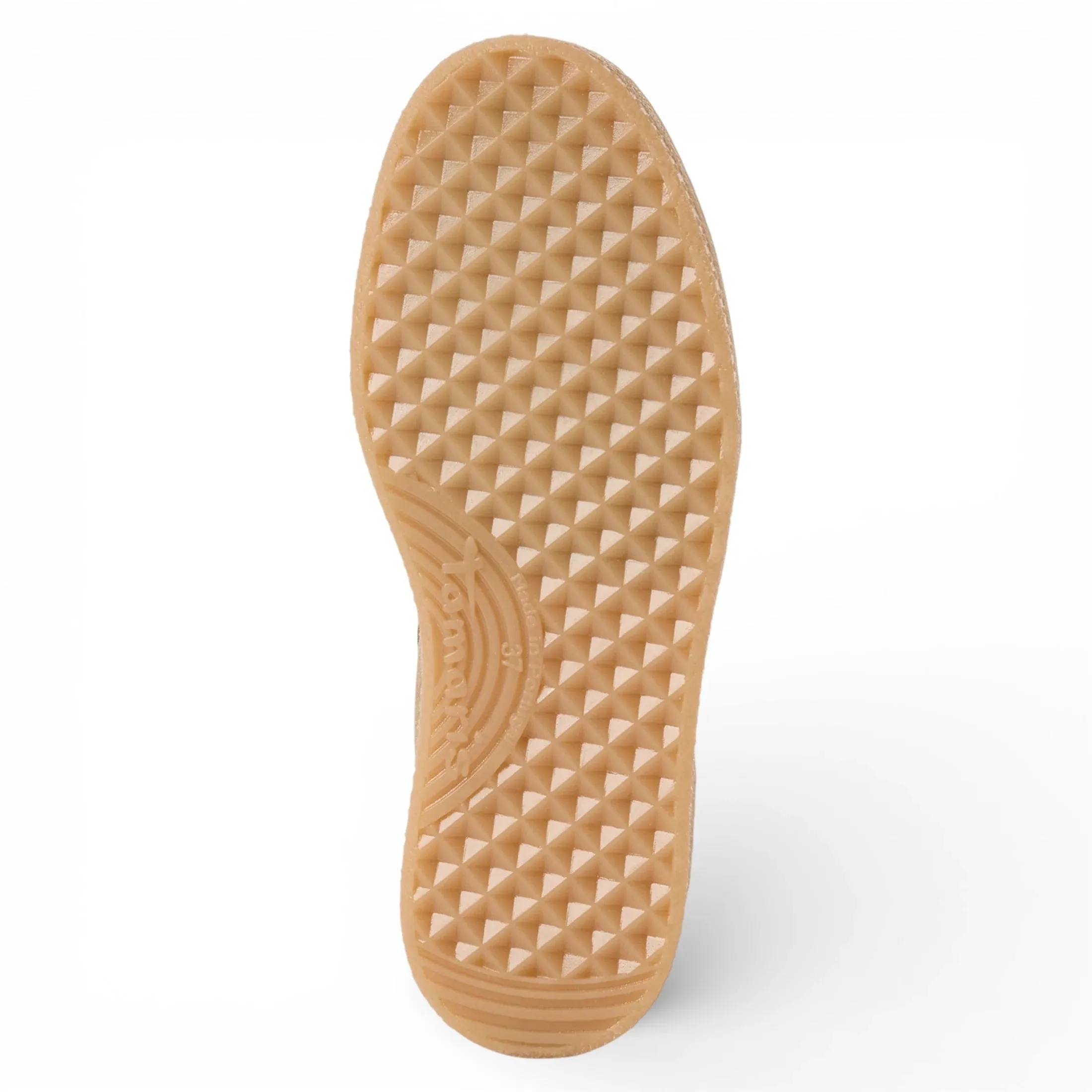 Women's Taupe Leather White Stripes Sneakers sold by Tru Clothing product image thumbnail 4