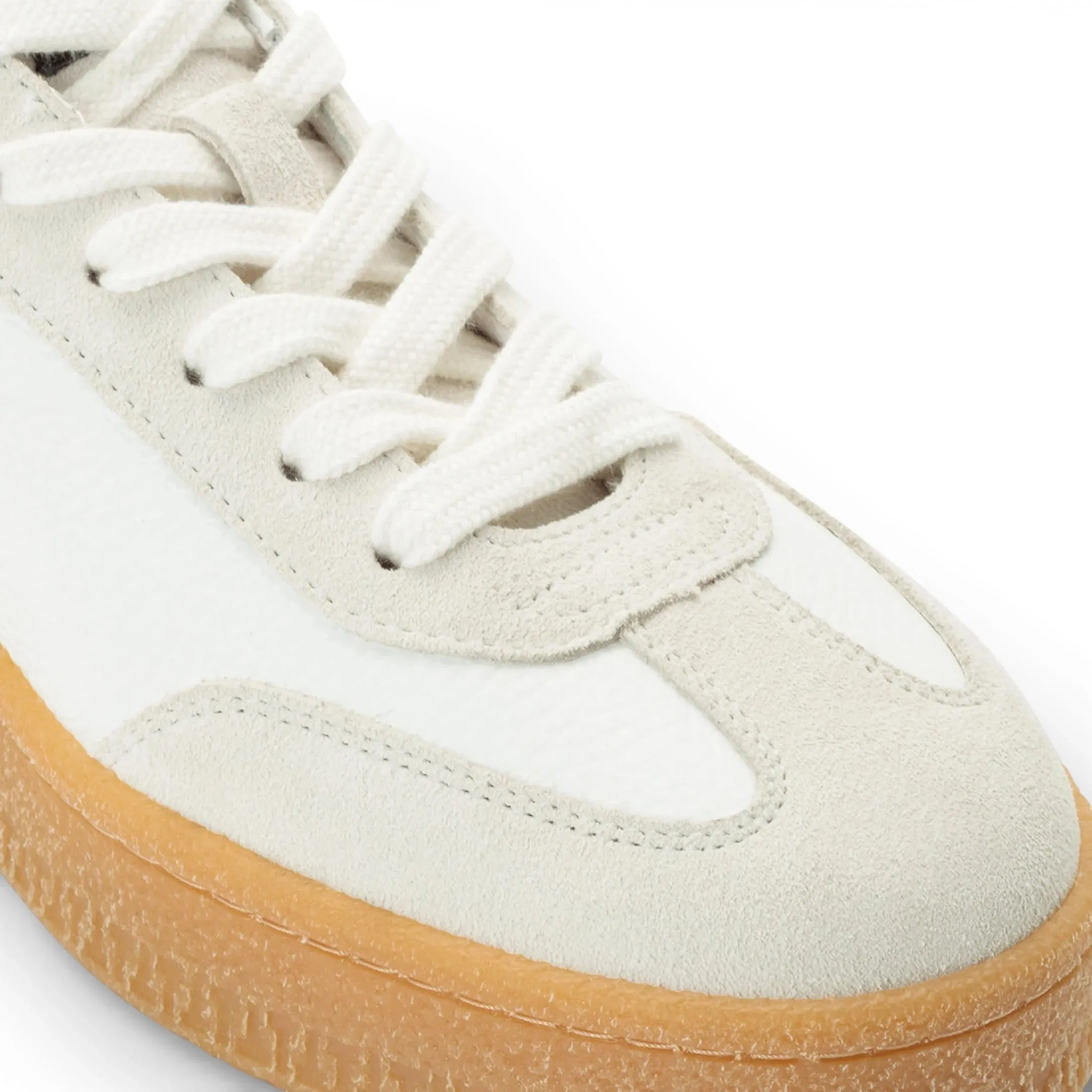 Men's White Leather Black Stripe Sneakers sold by Tru Clothing product image thumbnail 5