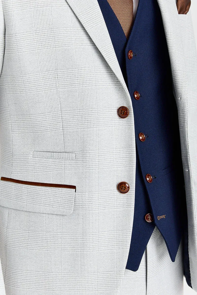 Mark Stone Suit with Mayfair Navy Waistcoat sold by Tru Clothing product image thumbnail 4