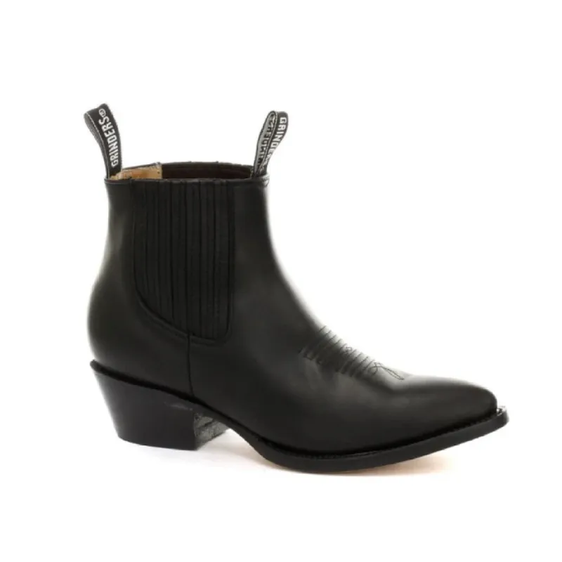 Mens Cowboy Ankle Boots Grinders Maverick Real Leather Western Riding Cuban sold by Tru Clothing