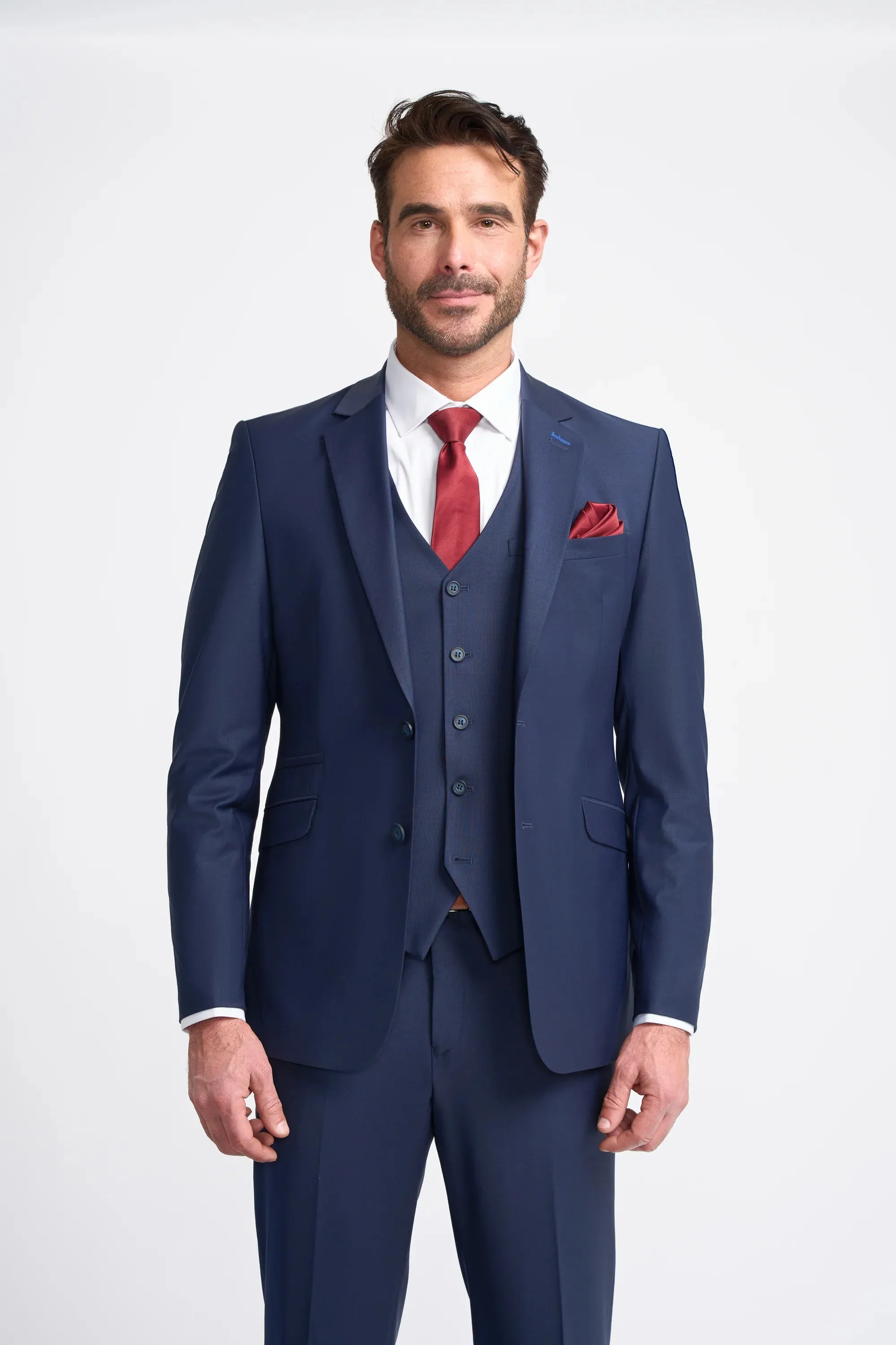 Bond - Men's Navy Tailored Fit Blazer sold by Tru Clothing