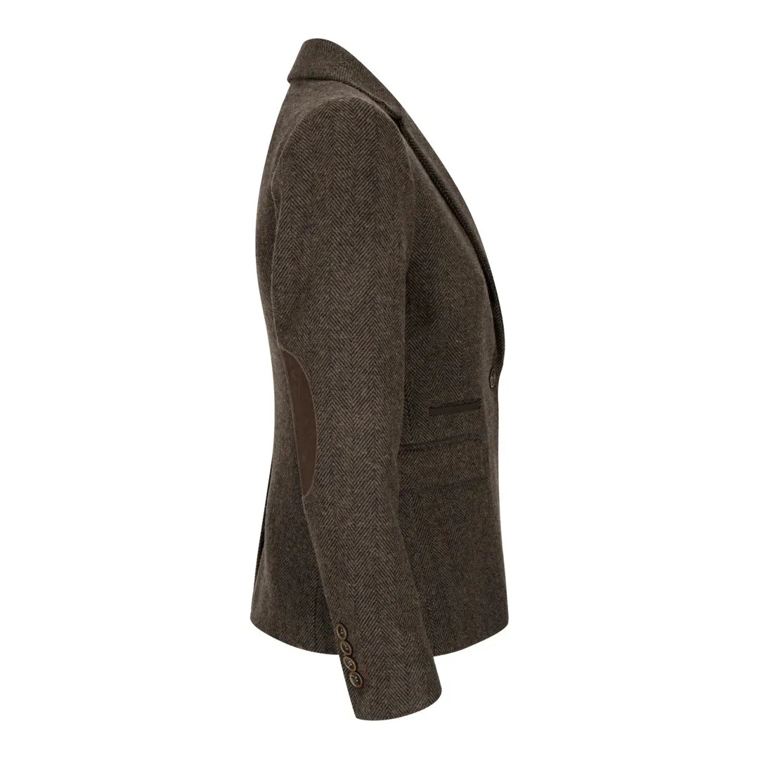 wsn04 - Women's Brown Tweed Blazer Waistcoat & Trouser Classic Suit sold by Tru Clothing product image thumbnail 4