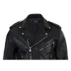Men's Leather Jacket Fringed Tassel Western Cowboy Hide Motorcyle sold by Tru Clothing