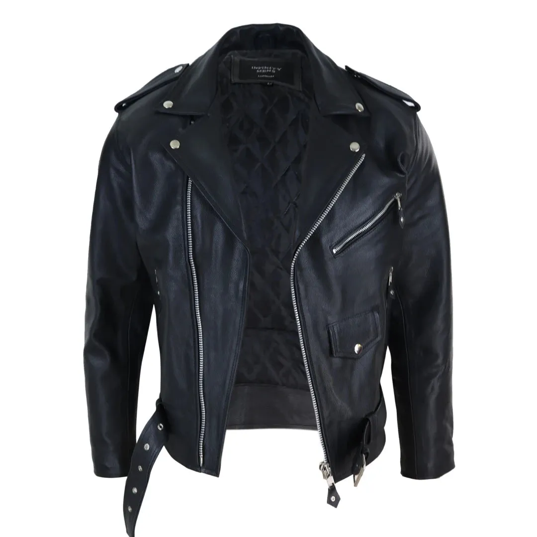 Men's Leather Jacket Fringed Tassel Western Cowboy Hide Motorcyle sold by Tru Clothing product image thumbnail 3